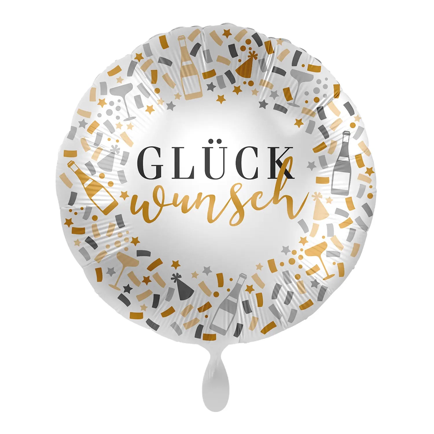 Glückwunsch ! Größe 43 cm | Rund