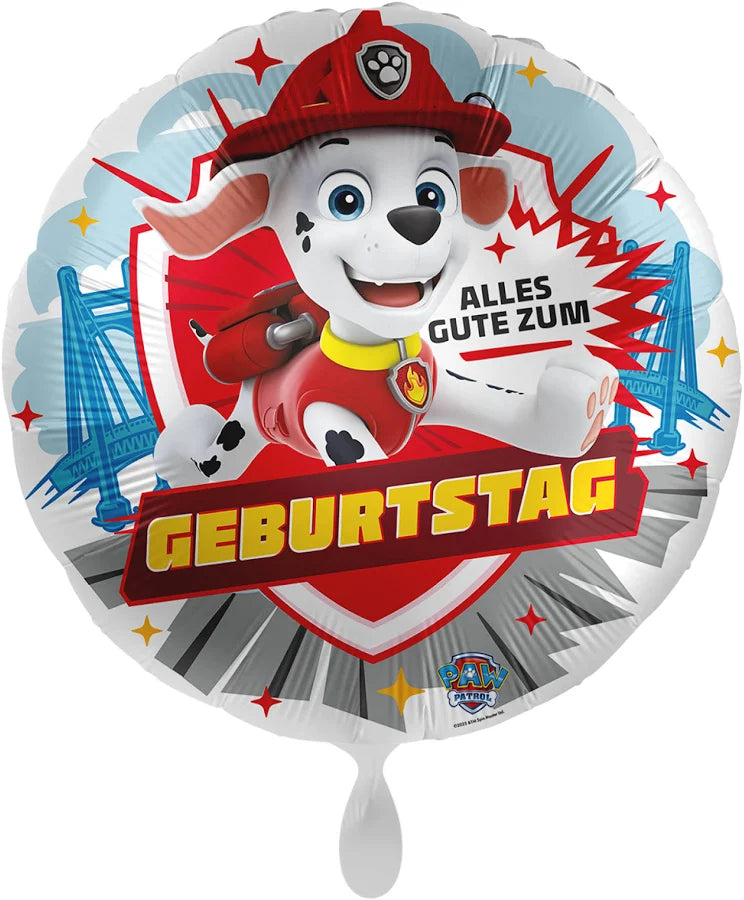 Paw Patrol Marshal Alles Gute zum Geburtstag! Größe 43 cm | Rund