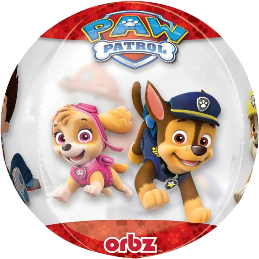 Paw Patrol ! Größe 38 cm x 40 cm | Rund See-Thru