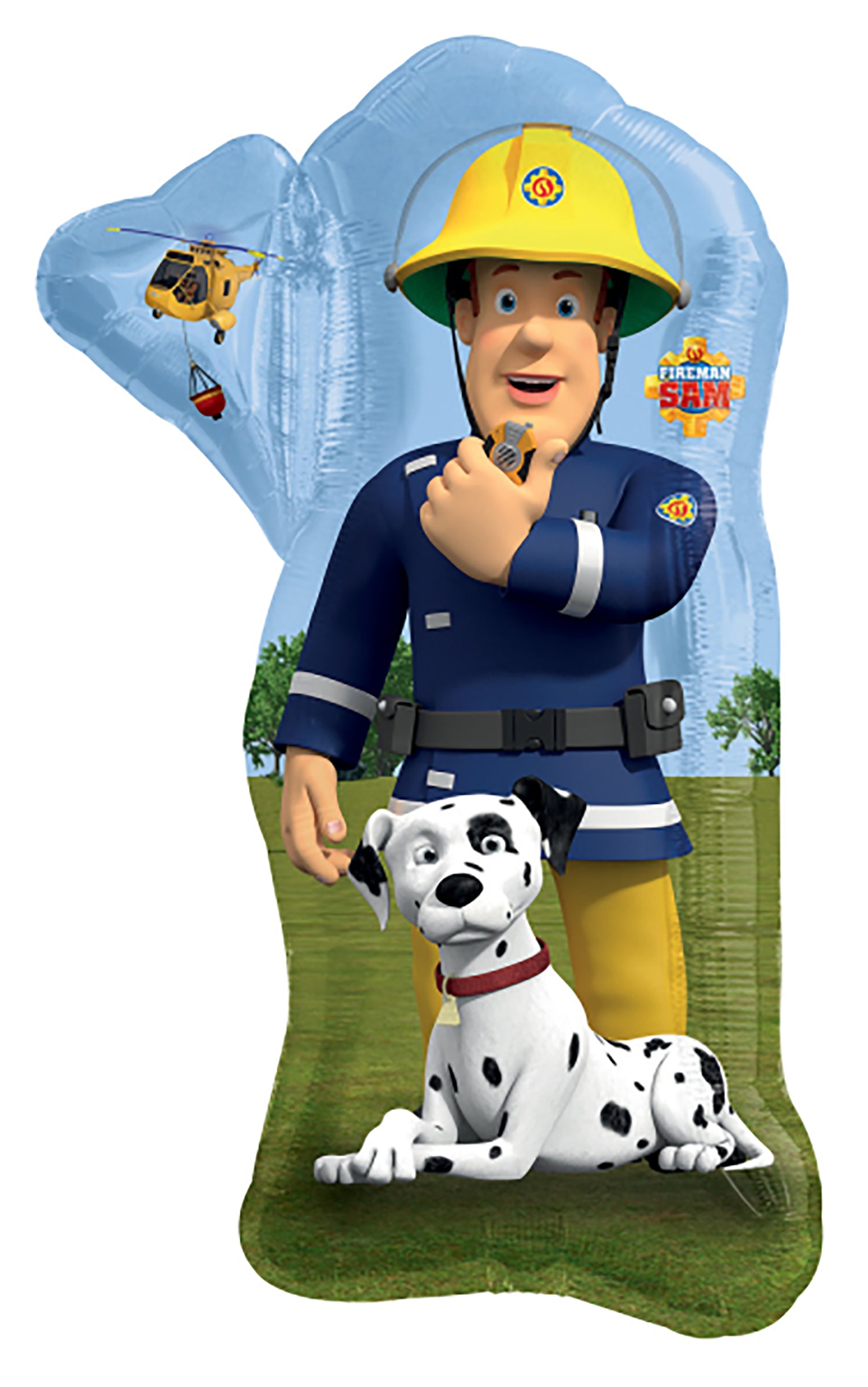 Feuerwehrmann Sam ! Größe 55 cm x 83 cm