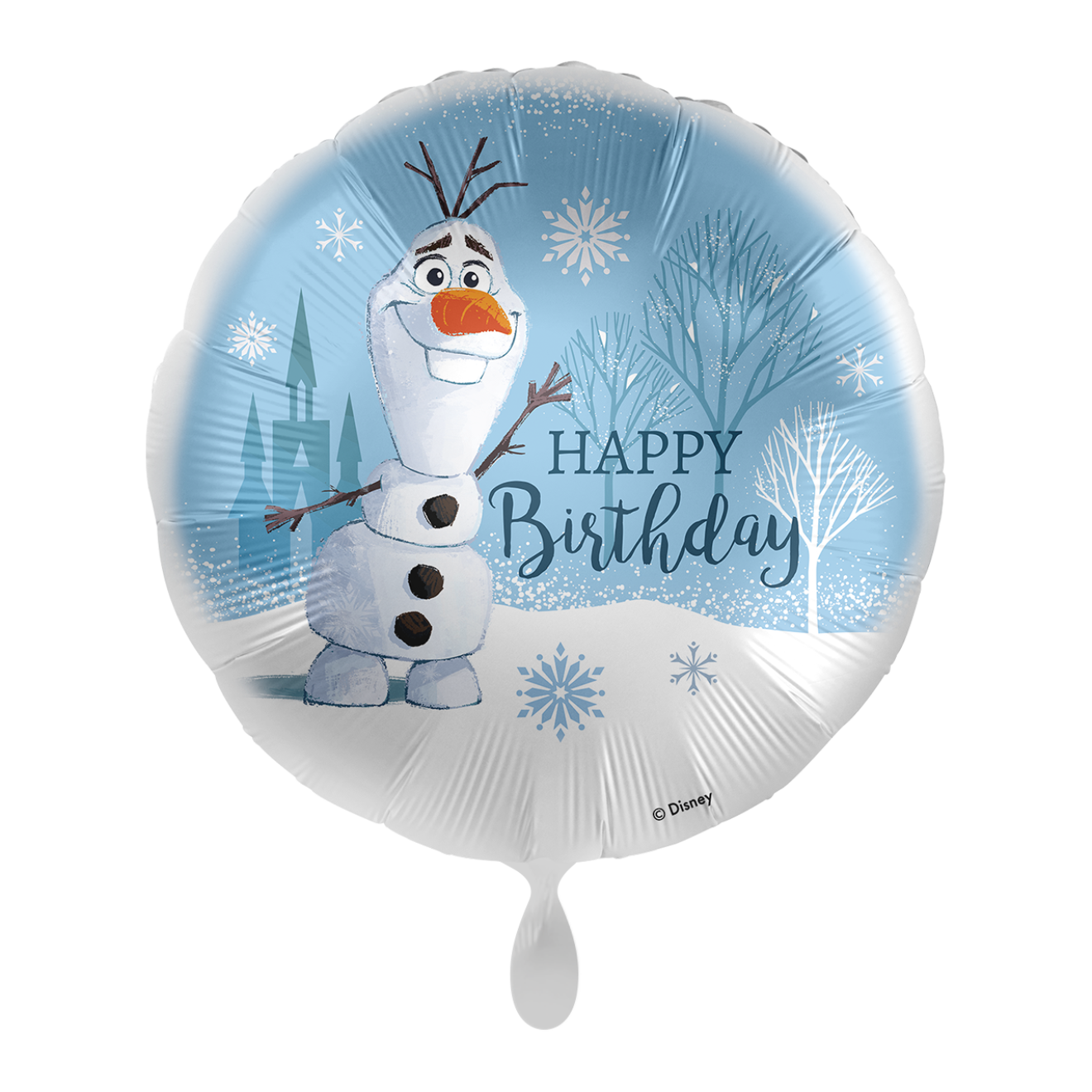 Disney Frozen Schneemann Alles Gute zum Geburtstag! Größe 43 cm | Rund