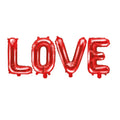 LOVE ! Schriftzug 1,4m x 35 cm | Rot