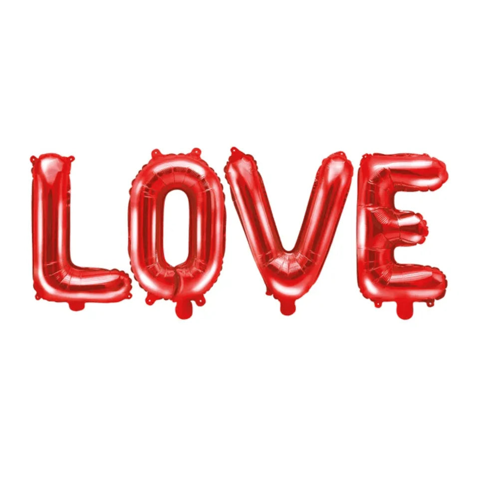 LOVE ! Schriftzug 1,4m x 35 cm | Rot