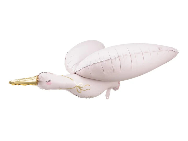 Storch ! Größe 100 cm x 43 cm | Rosa