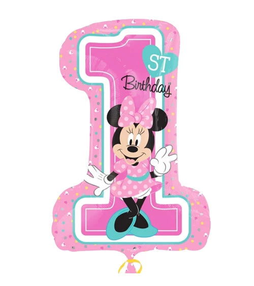 Minnie Mouse 1st Birthday ! Größe 48 cm x 71 cm